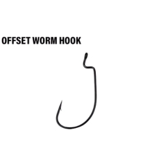 HOOK SEN OFFSET WORM-6/0 4PP