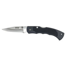 KNIFE FOLDING BLK LOCK/PLASTIC HANDLE
