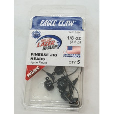 JIGHEAD FIN 1/8 LS BLK E-CLAW