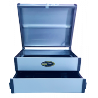 M/BOX MAGNUM ALUMINIUM 1 DRAW SILVER