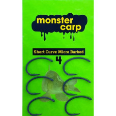 HOOK SHORT CURVE #4 MONSTER CARP