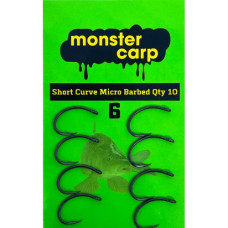 HOOK SHORT CURVE #6 MONSTER CARP