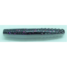 NED WORM-BLK/SP/PEARL 8PP