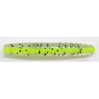 NED WORM CORESHOT-CLEAR-CHRT/BLK 8PP