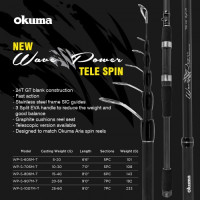 ROD TELESCOPIC WAVEPOWER 10'M OKUMA
