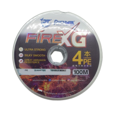 BRAID PIONEER FIRE XG 4X 50LB YELLOW