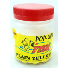 POP UPS 16MM FISH-PLAIN YELLOW