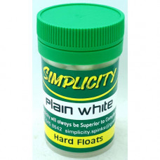 FLOAT HARD PLAIN WHITE-SIMPLICITY