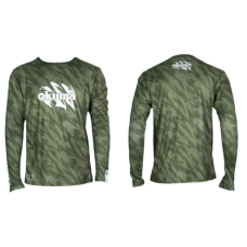 T/SHIRT OKUMA OLIVE CLAW L/S-7/8
