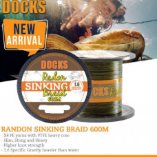 BRAID DOCKS SINK/RADON 25LB 0.28 600M
