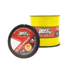 BRAID BOSS SLICK 80LB 8X 1000M YELLOW