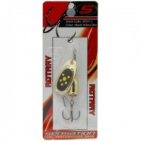 SPINNER ROTARY #3 BLK/YEL/DOT