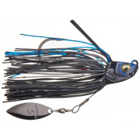 UOZE SWIMMER 3/8-BLK/BLUE 4/0 MEGABASS
