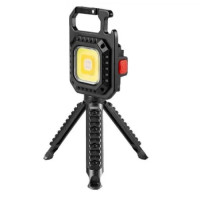 KEYCHAIN COB LIGHT RECHAR+MAGNET SML TRI