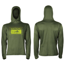 WATAMU PERFORMANCE HOODY OLIVE-XL