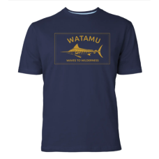 WATAMU SHIRT WAVES/WILDERNESS NAVY-XL