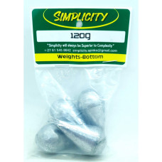 WEIGHT BOTTOM 120G QTY 4-SIMPLICITY