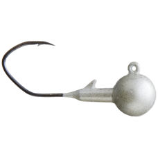 JIG HEAD YUM F/FACING 1/4OZ 3/0 PEARL