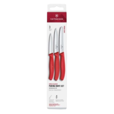 KNIFE SET VIC CLASSIC 3PC PARING RED