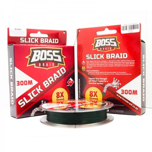 BRAID BOSS SLICK 50LB 8X 300M BRAID BOSS SLICK 50LB 8X 300M